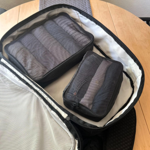Closeup look of the 3-Pack Tortuga Packing Cubes