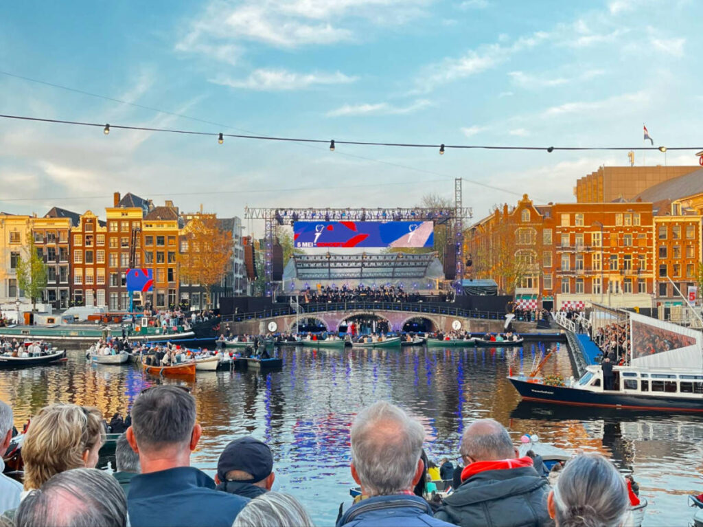 View of the 5th of May Concert stage from across the water