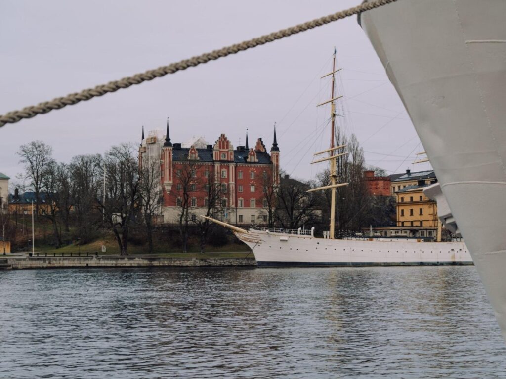 AF Chapman moored at Skeppsholmen
