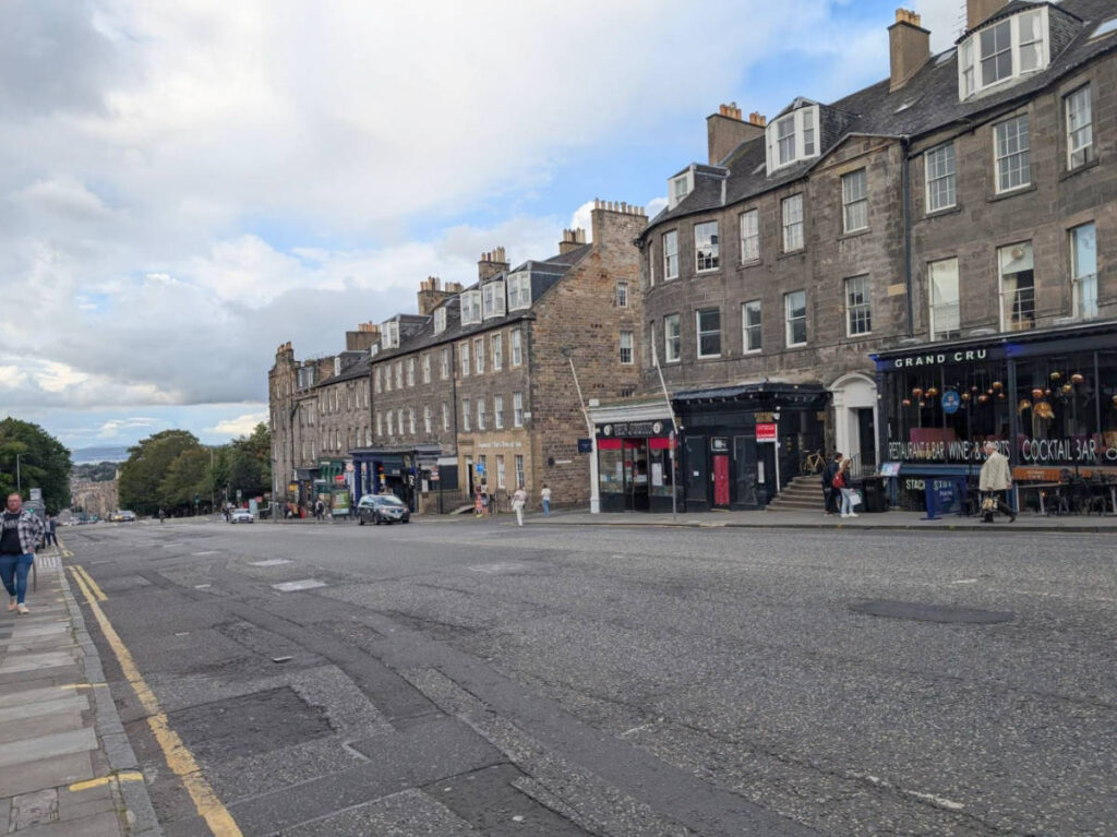 View of the Victorian architecture in Edinburgh