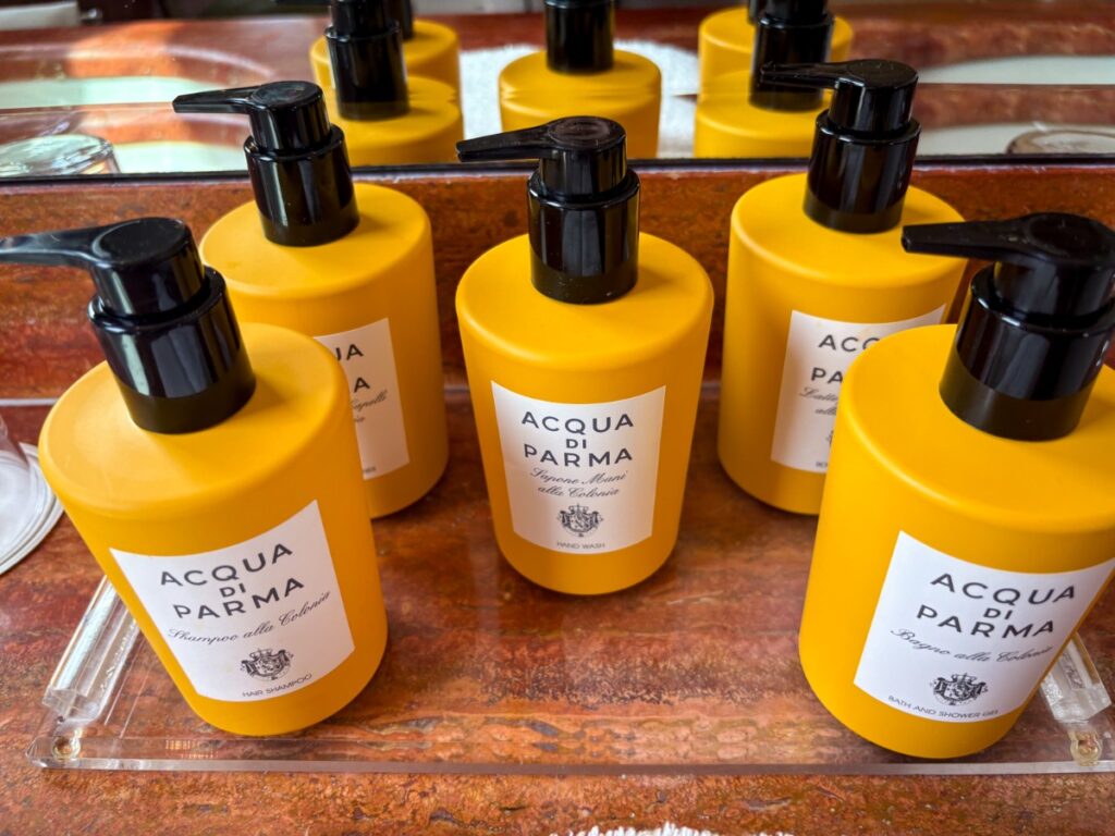 Collection of Acqua Di Parma toiletries