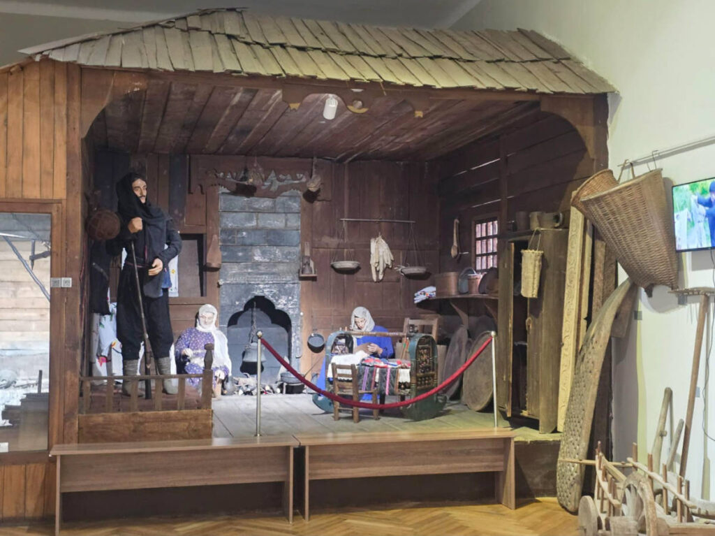 View of the replica of a traditional Adjaran home at the Museum of the State of Adjara