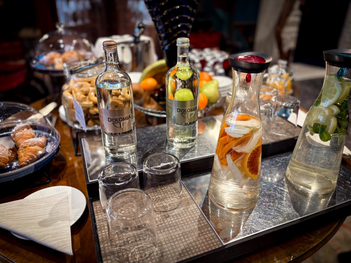 Selection of Afternoon refreshments at the hotel