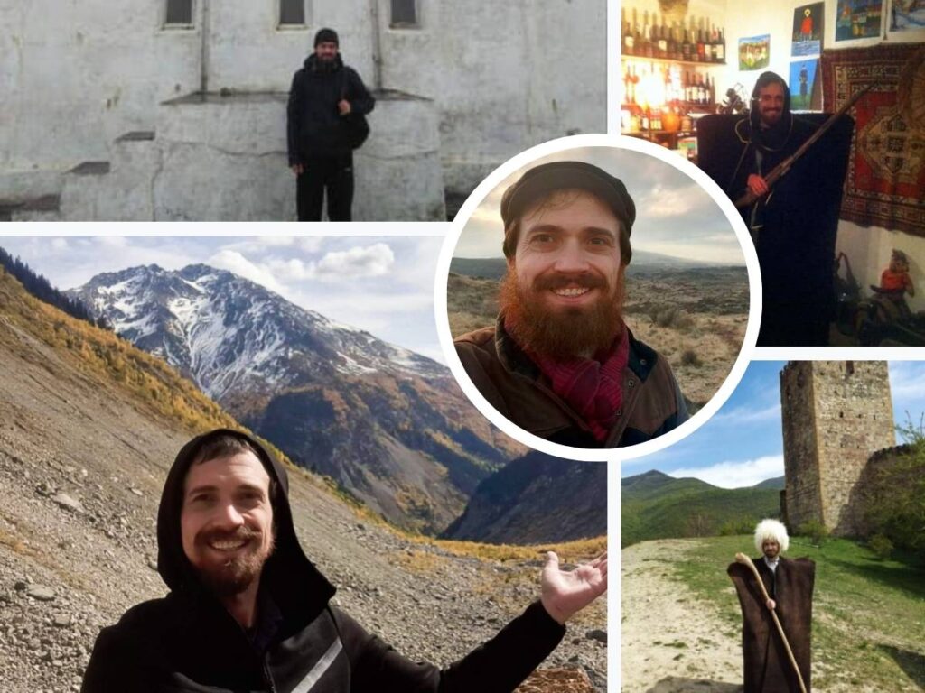 A photo collage of Alaska writer