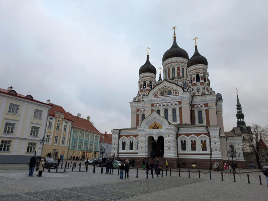 View outside the Alexander Nevsky Cathedral