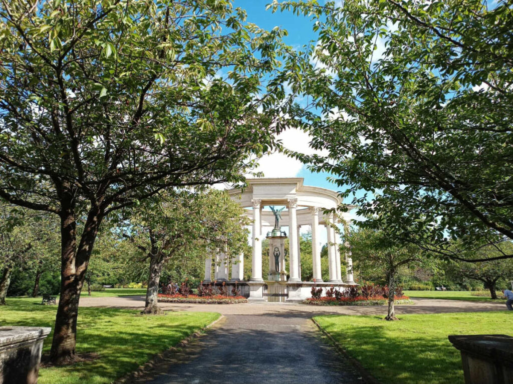 A statue in the Alexandra Gardens