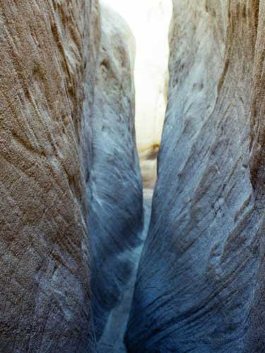 View of the slot in Annie's Canyon