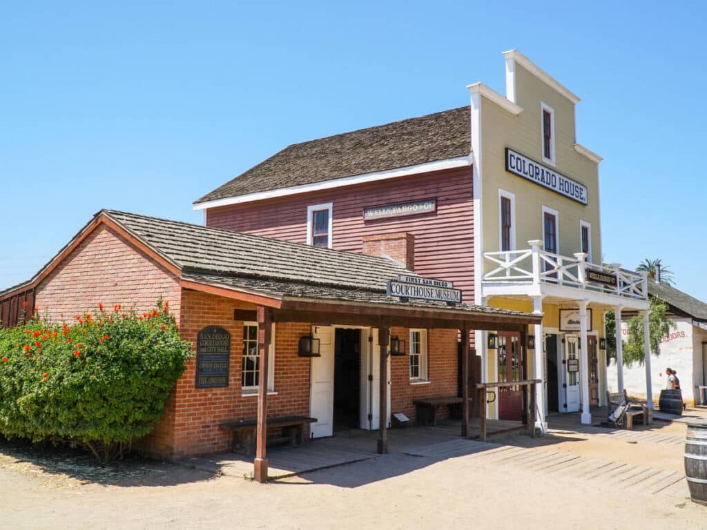 View of architecture in Old Town San Diego