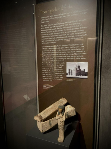 The exhibit displayed in Chau Chak Wing Museum