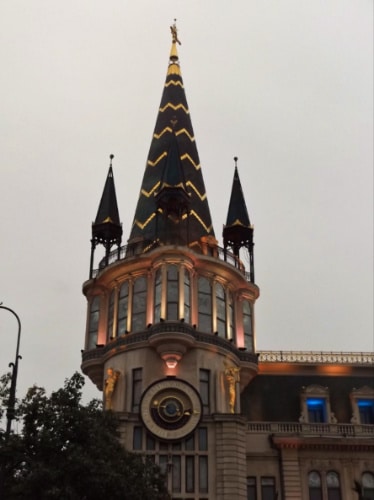 View of the Astronomical Clock at Europe Square