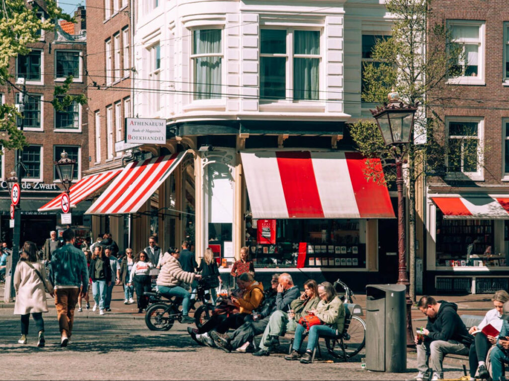 View outside the Athenaeum store