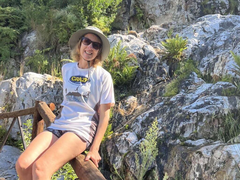 Author Elise on a summer hike in the Elgin Valley