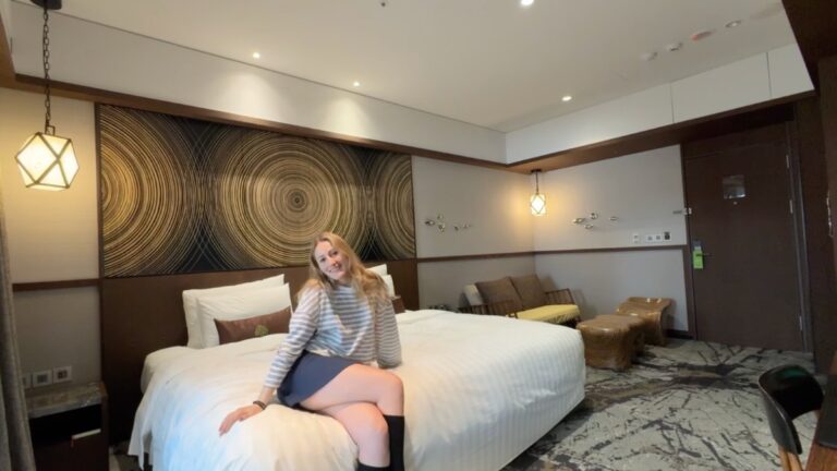 Author Sky in her Deluxe King Room at arTree Hotel