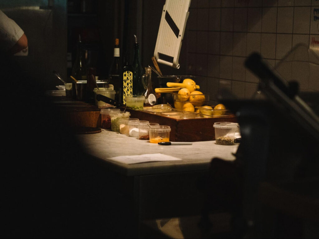 View of the kitchen in Babette