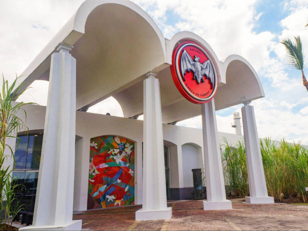 View at the entrance of the Visitor's Center in Bacardí Rum Factory