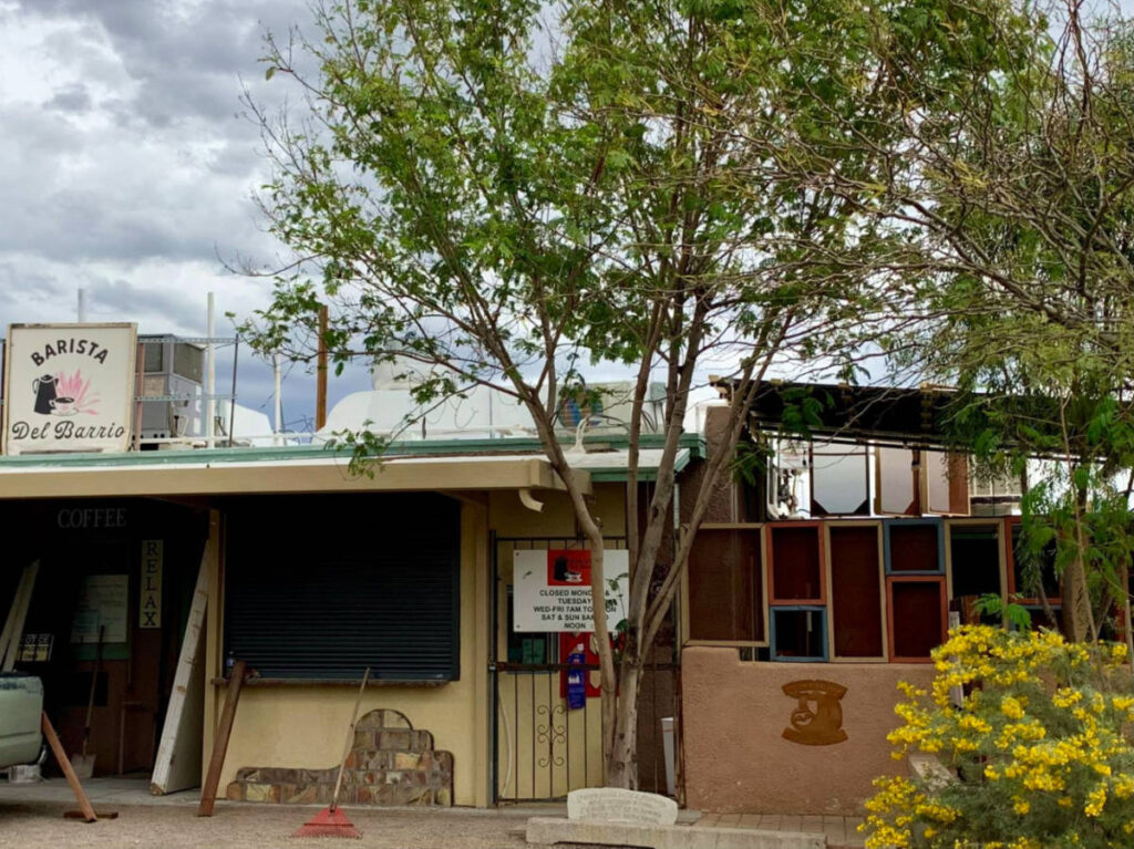Outside view of Barista del Barrio