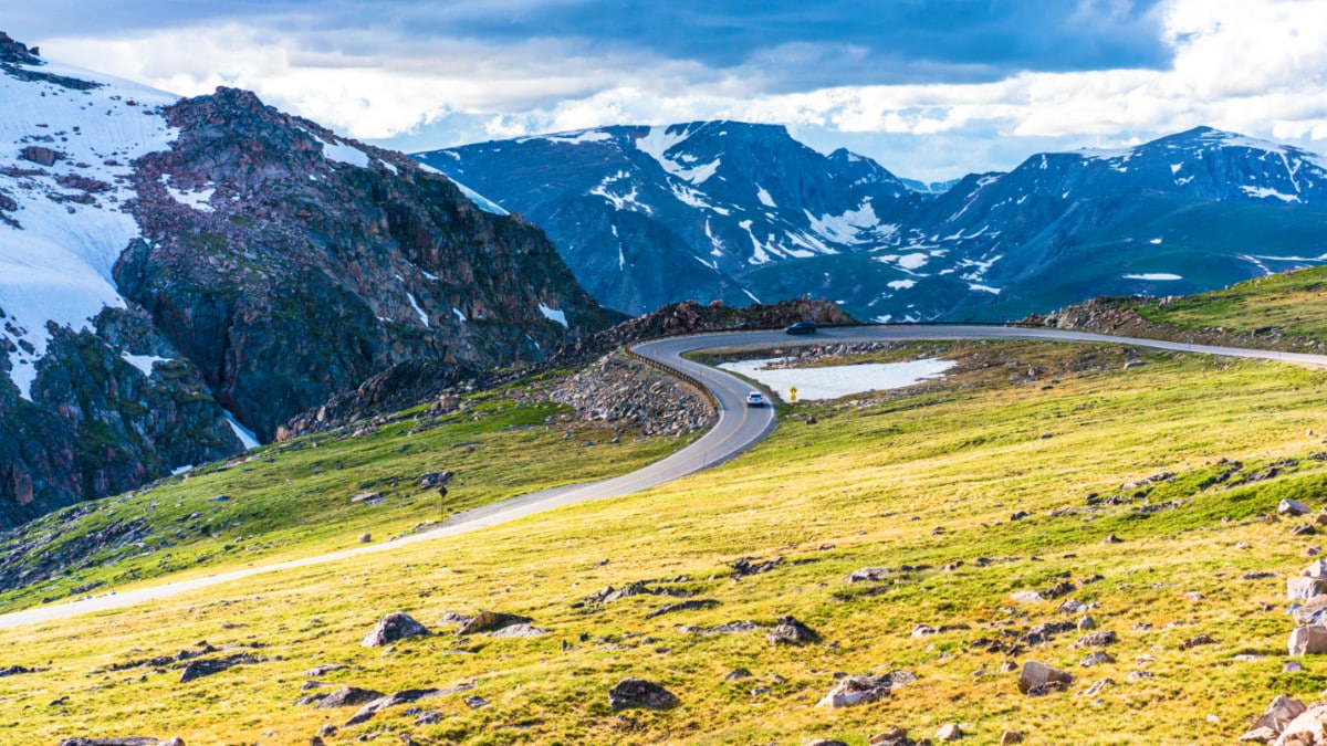 Scenic view of the Beartooth Highway