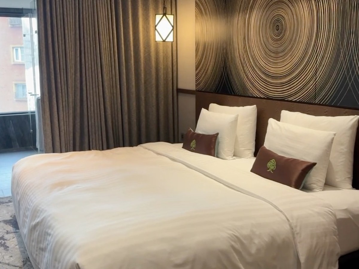 View of the Bed space at arTree Hotel