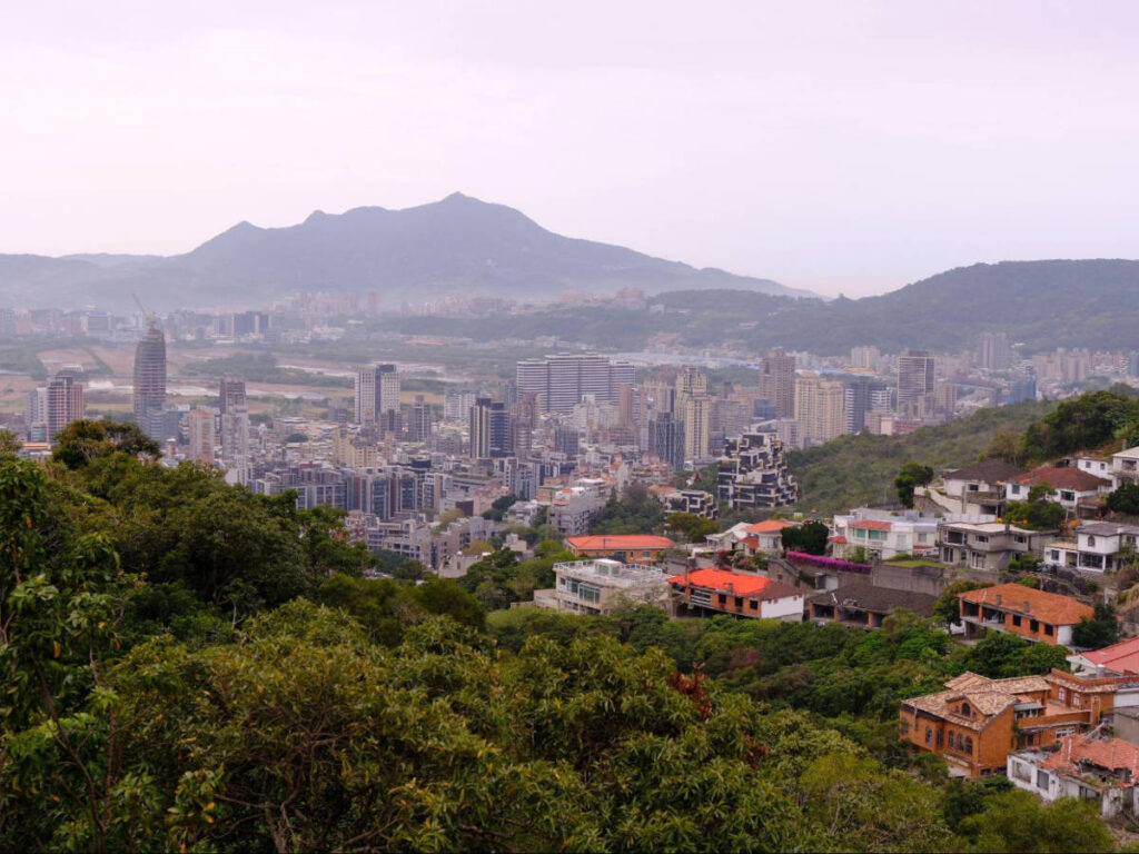 Overlooking view of the Beitou neighborhood