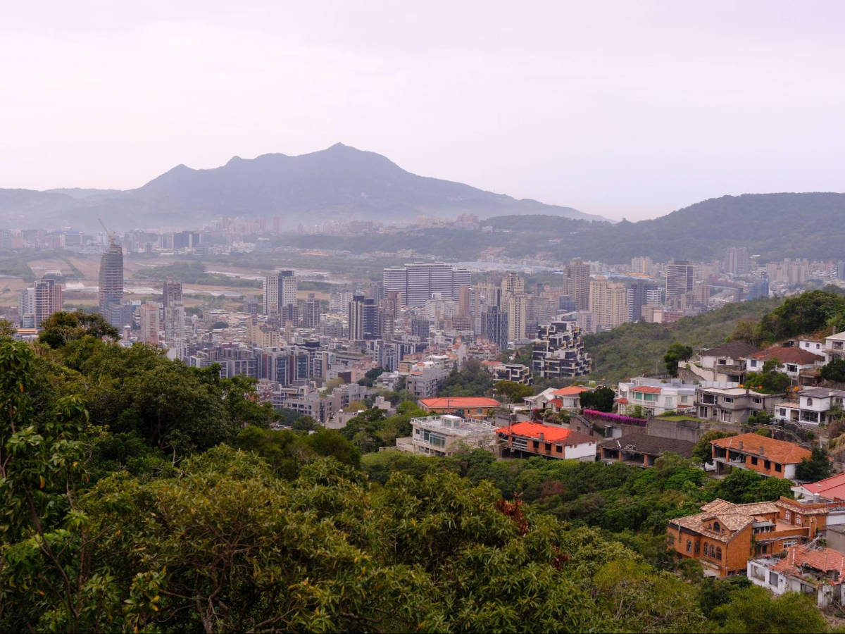 Overlooking view of the Beitou neighborhood