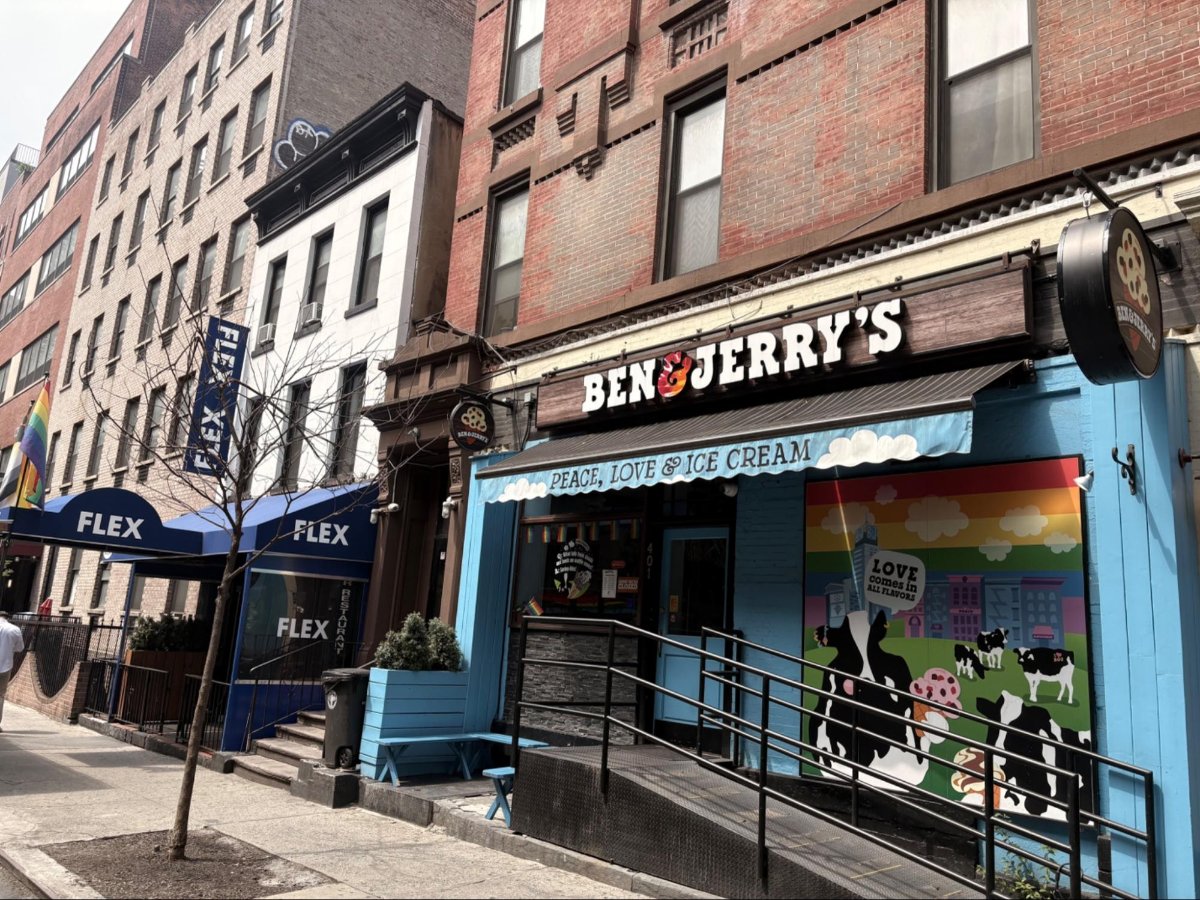 View outside the Ben & Jerry’s official store
