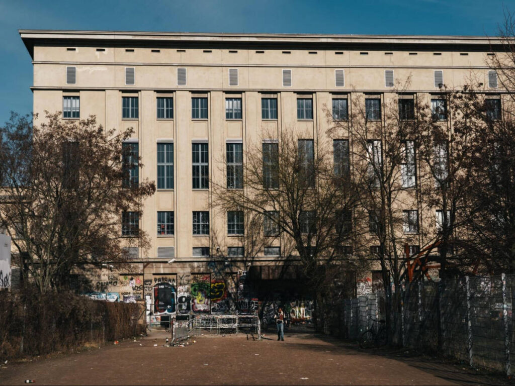 Exterior view of the building of Berghain