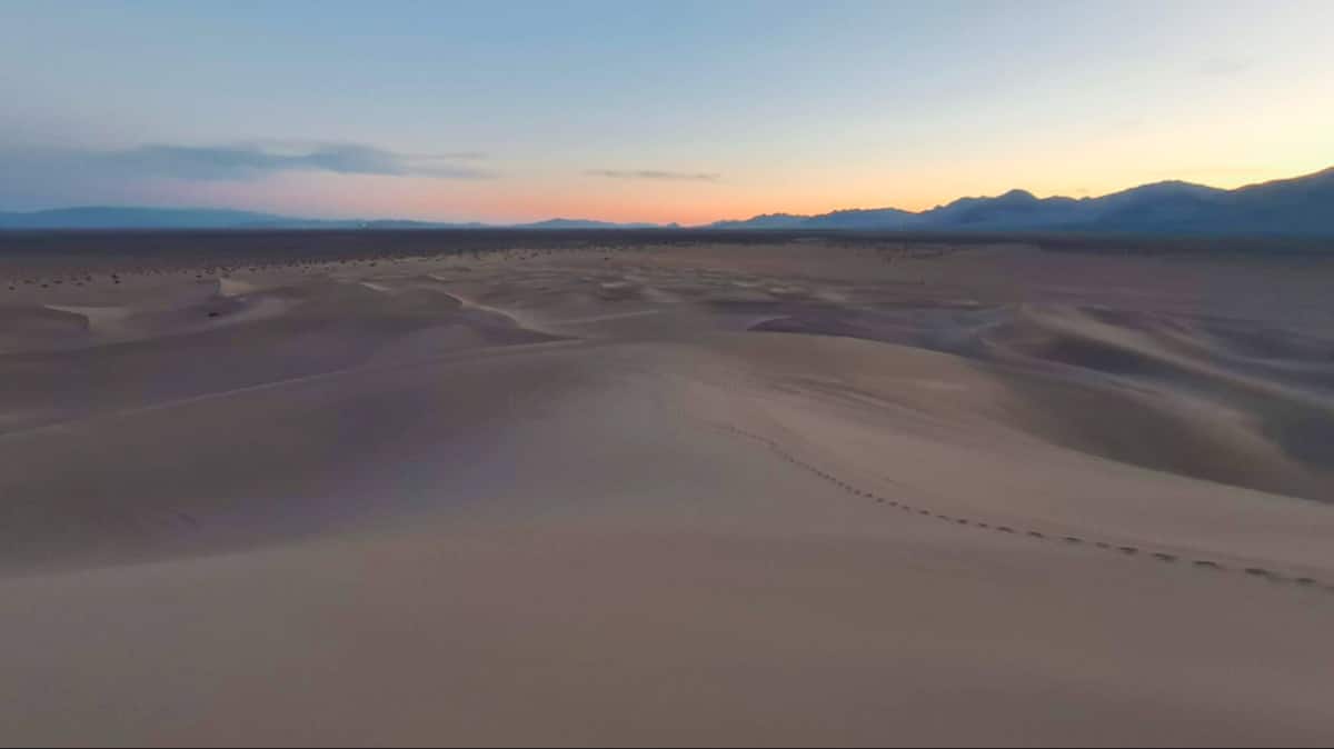 Sunset View at the Big Dune Recreation Area