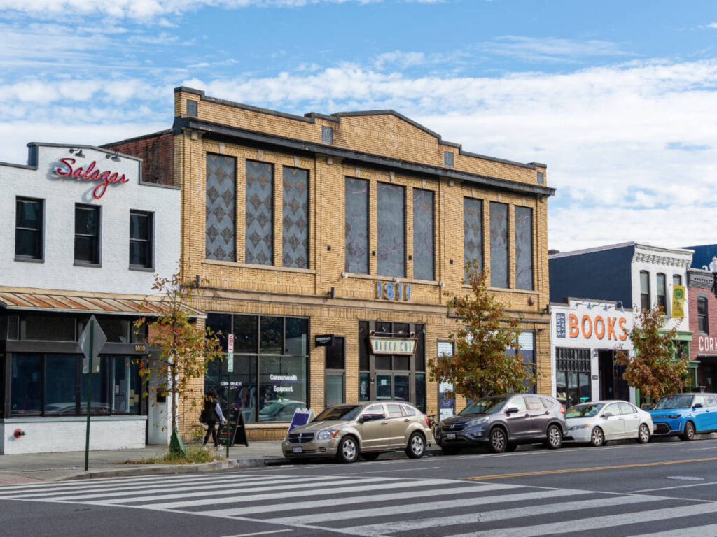 The Black Cat building from the outside