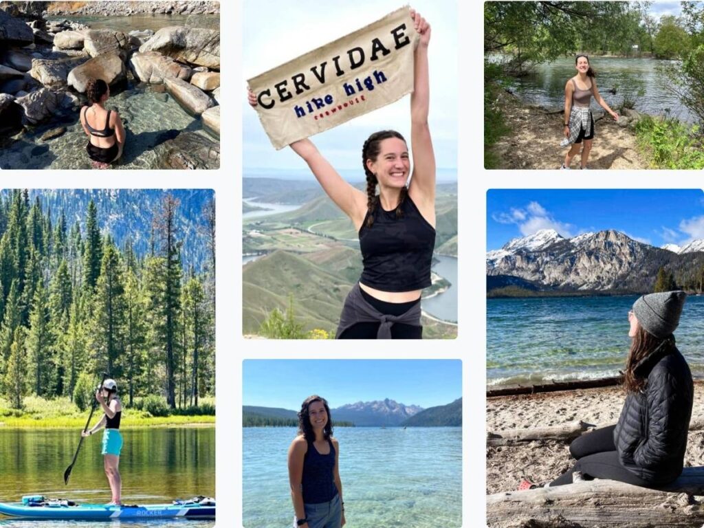 A photo collage of Boise, Idaho writer