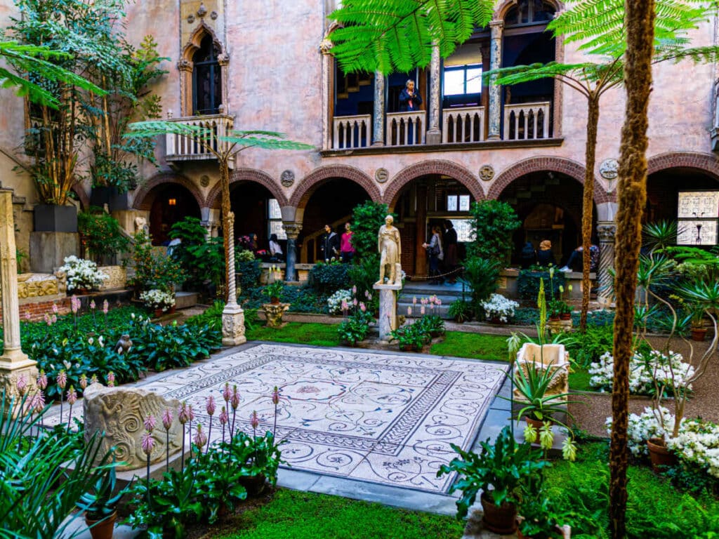 View at the Isabella Stewart Gardner Museum