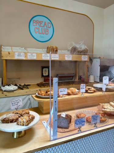 Variety of Breads on display at Bread Club