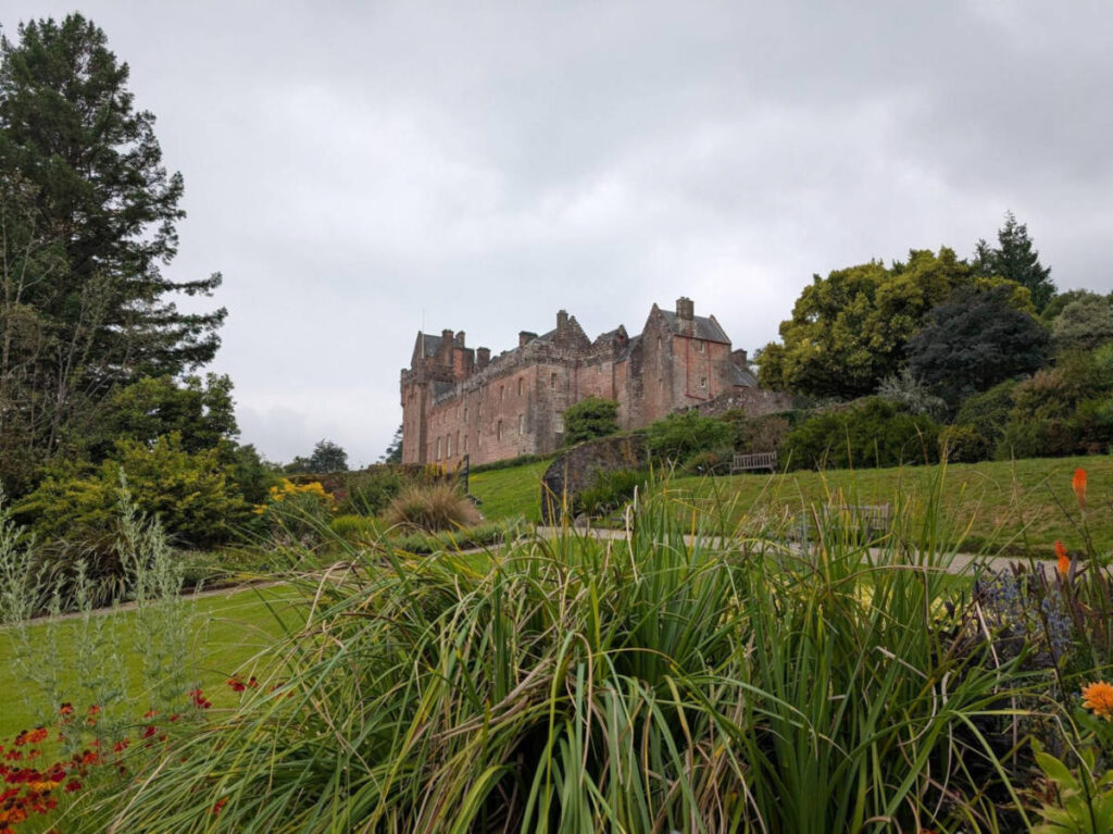 View of the Brodick Castle and grounds