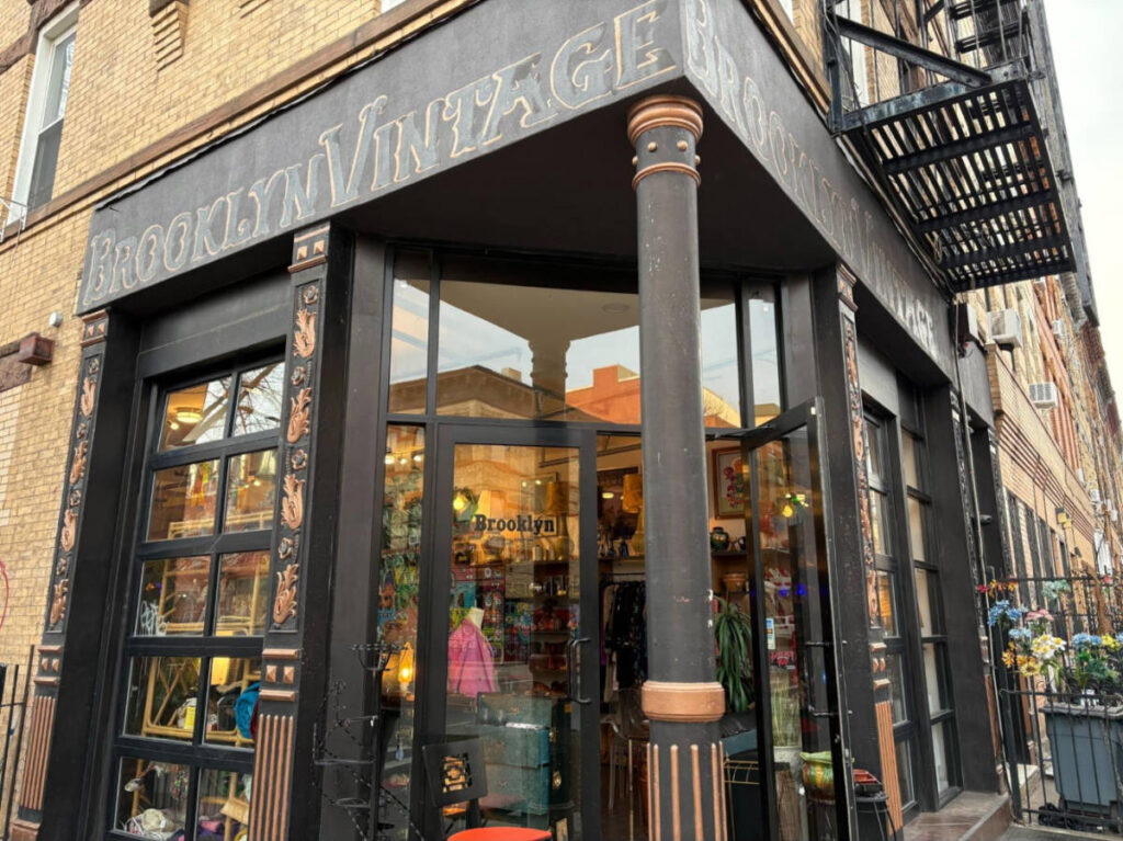 Exterior view of the Brooklyn Vintage Shop
