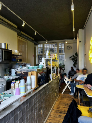 People dining at the brunch area in Nijmegen