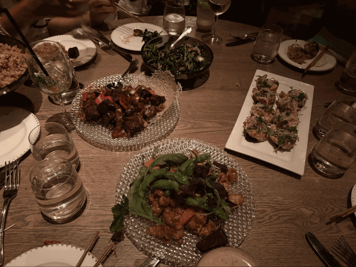 Variety of Buddakan Pan-Asian Cuisine