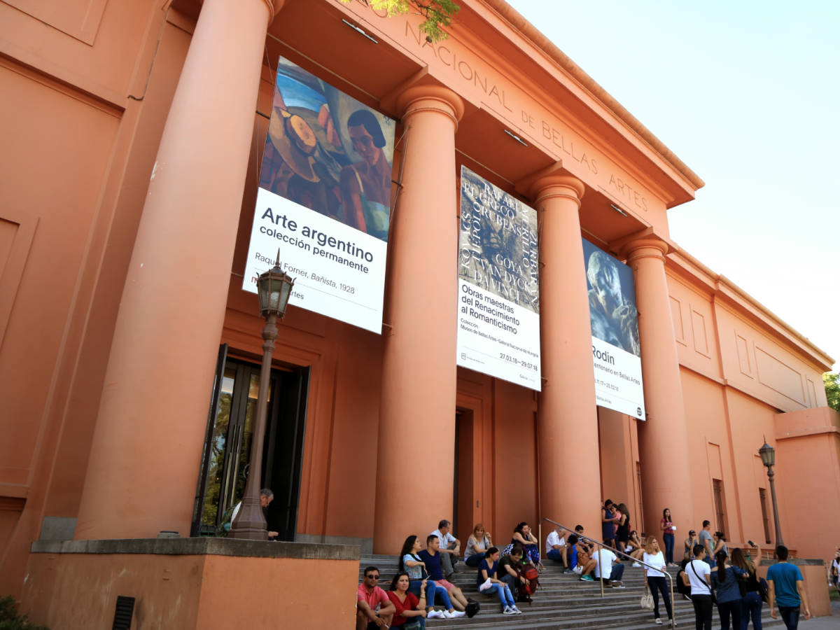 The National Museum of Fine Arts from the outside