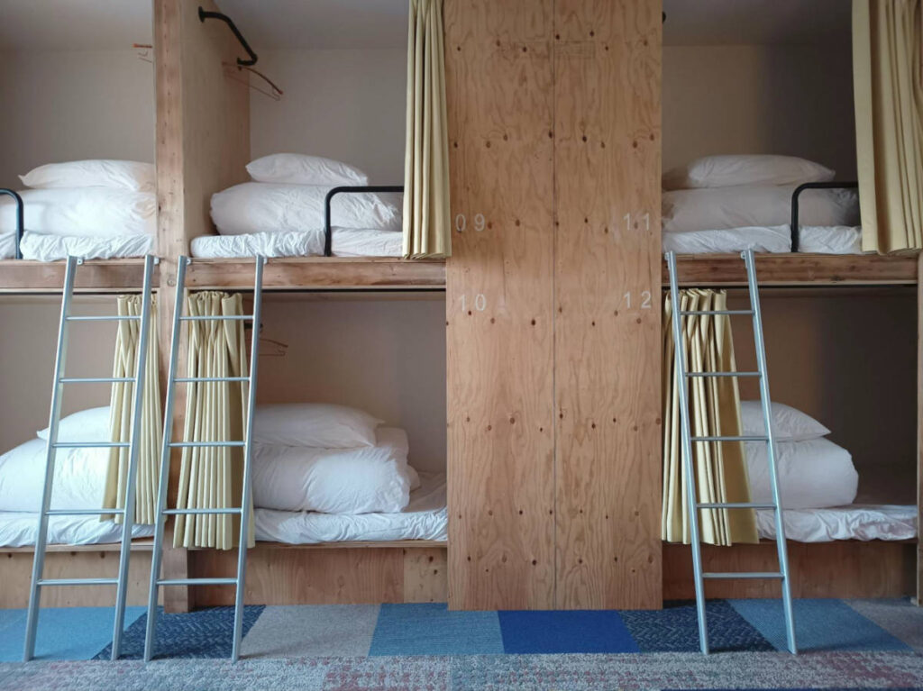 The multiple bunk beds in Lemonsea Onomichi