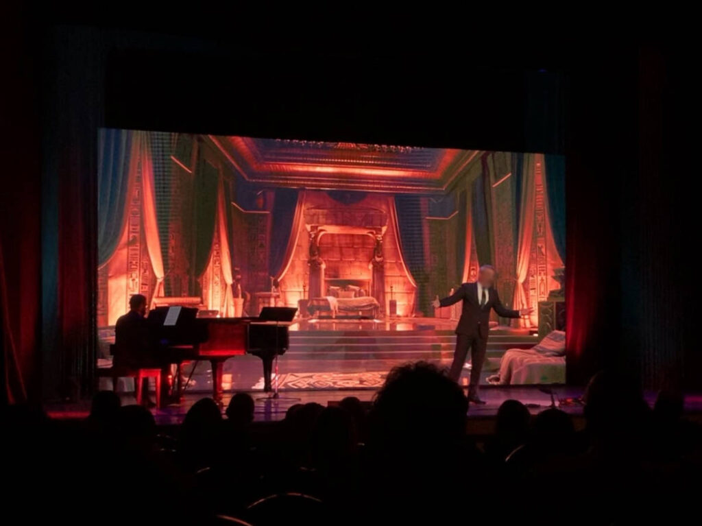 View of a performance at the Cairo Opera House