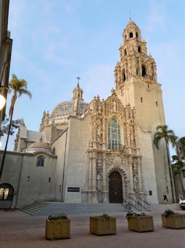 The California Tower from the outside