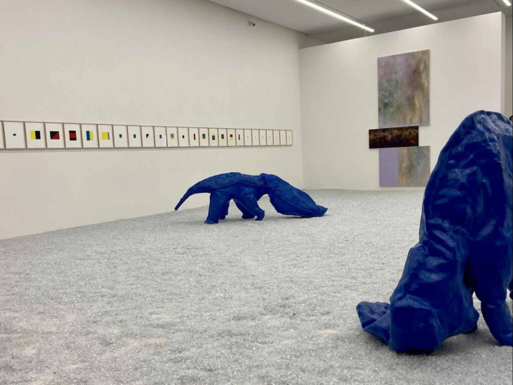 The sculptures and paintings inside the Cantonal Museum of Fine Arts Lausanne