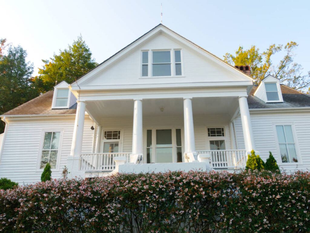 Exterior view of the Carl Sandburg Home Exterior