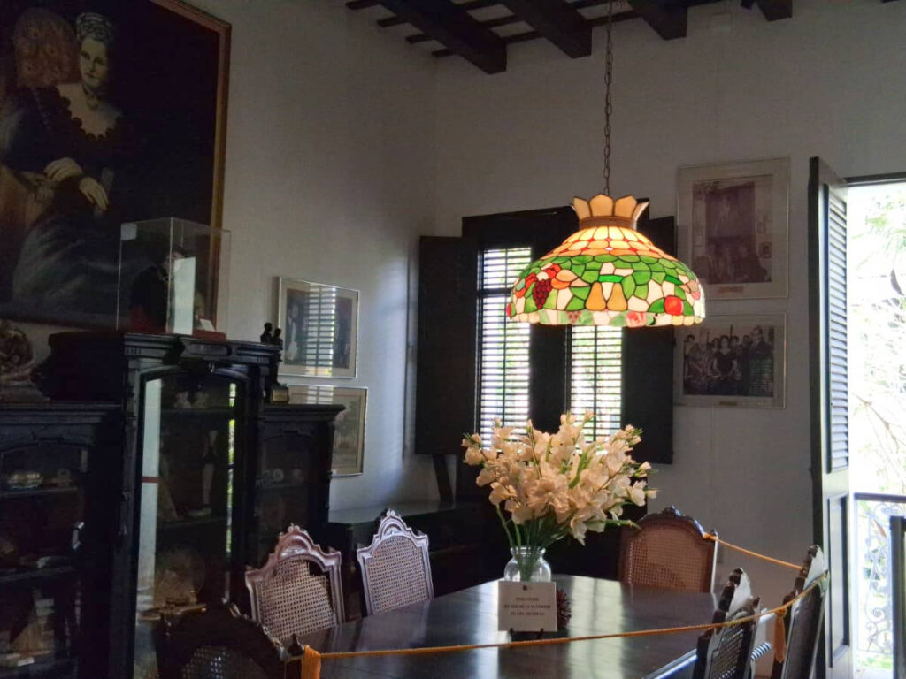 A classic interior of the of the room in the Casa y Museo Felisa Rincón de Gautier