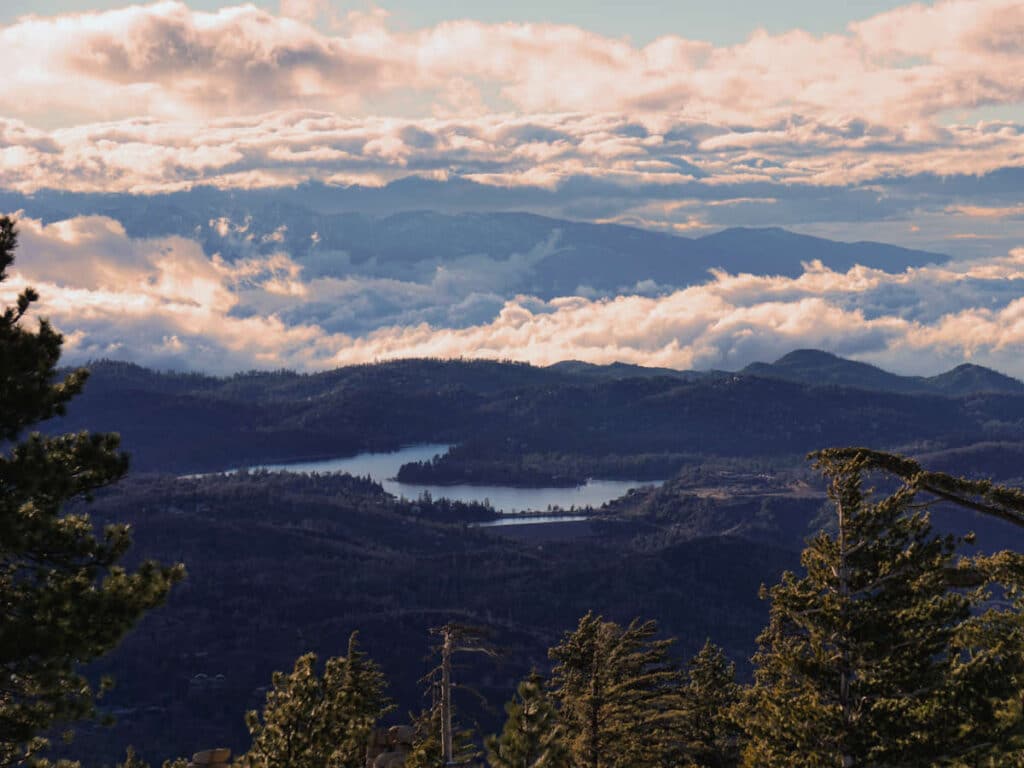View of the Lake Arrowhead from the Cedar Glen