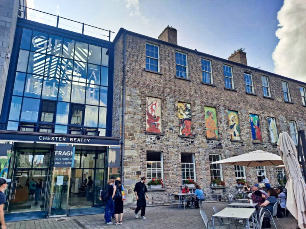 Exterior view of the Chester Beatty Museum next to Dublin Castle