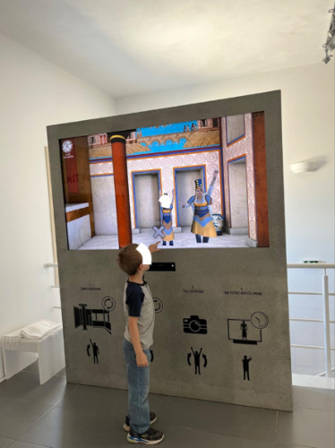 A child playing inside the Lost Atlantis Experience