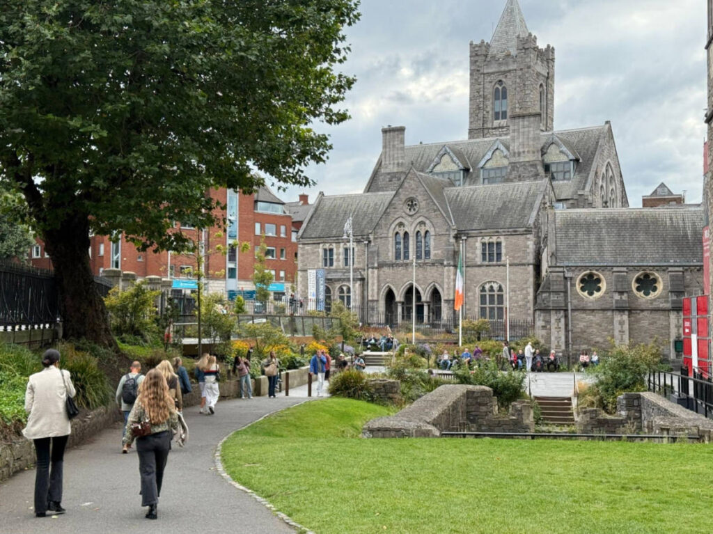 The Christchurch Cathedral from the outside