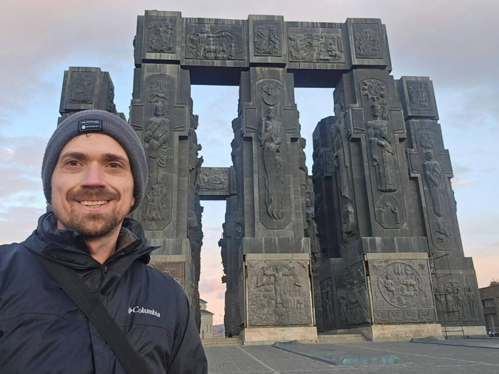 The author, Matthew Reppond smiling for a photo in Chronicle of Georgia