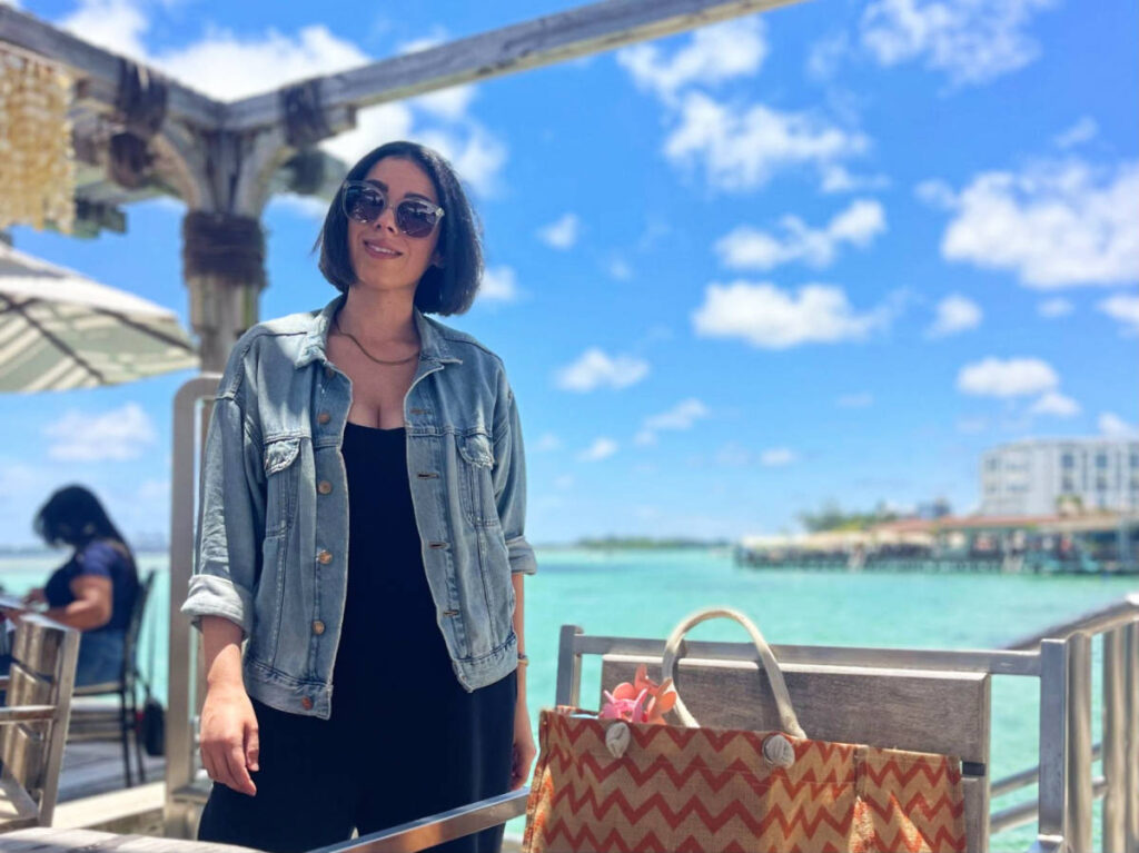 The author, Claudicet Pena at the Boca Marina