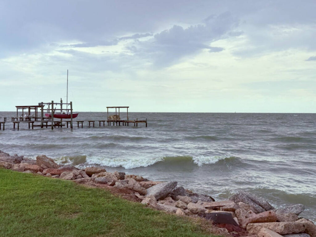 View at the coastal scene in the Bay Area