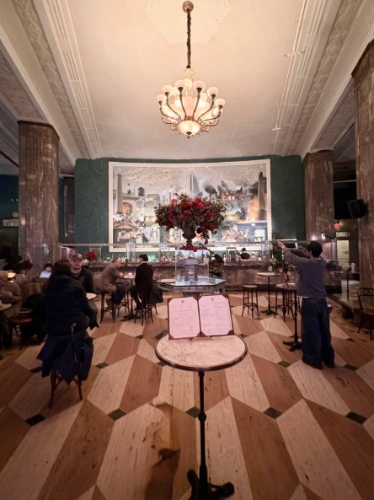 View from the entrance of the Conwell Coffee Hall
